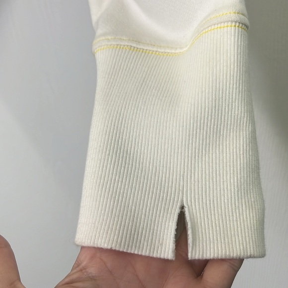 Free People - Lost Cause Cream And Yellow Crochet Design Cardigan Size Medium - Picture 10 of 15